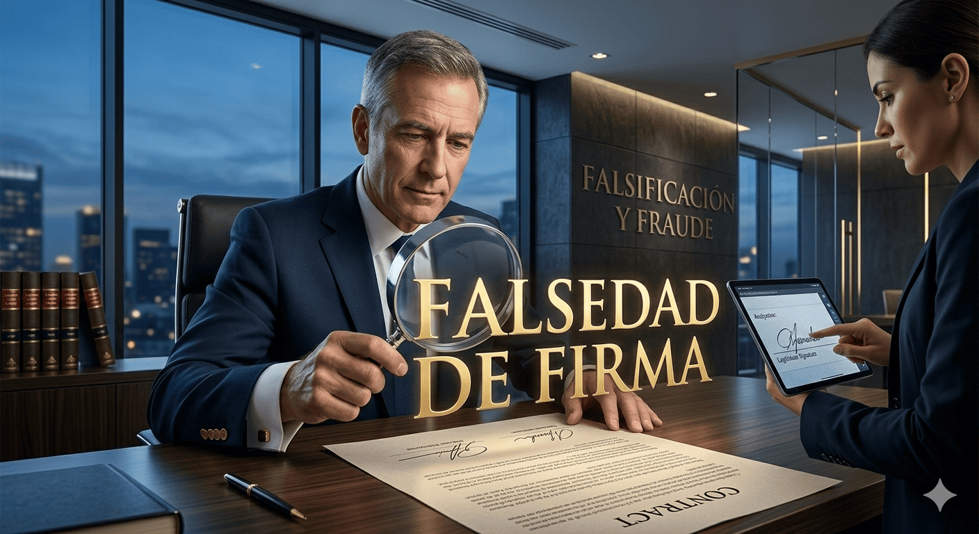 falsedad de firma
