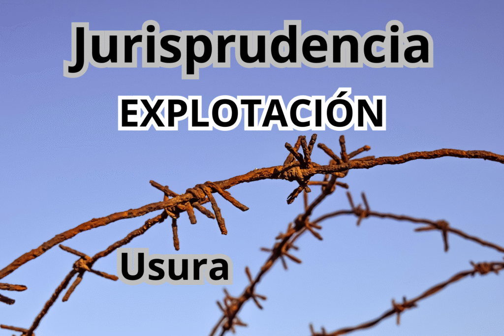 explotación y usura
